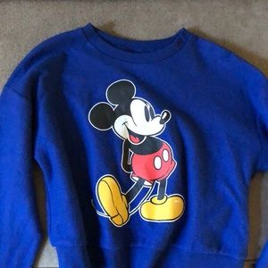 Blue Mickey Mouse sweatshirt